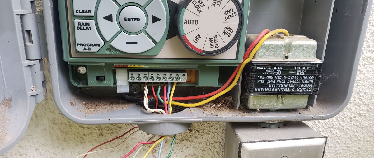 Commercial irrigation system installation