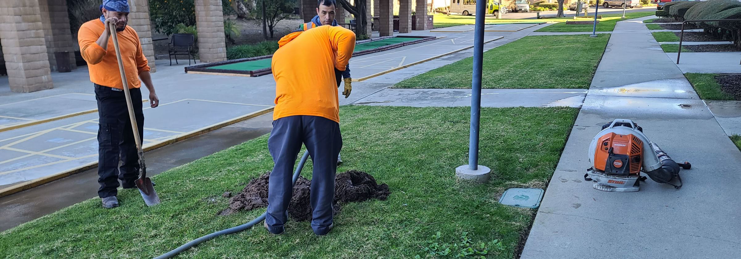 Diaz Lawn Care irrigation service project